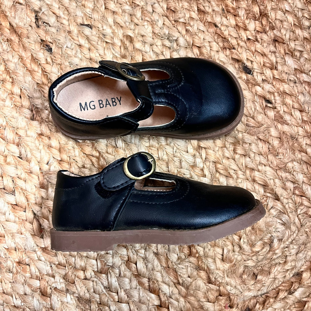 Black T-Strap Mary Janes