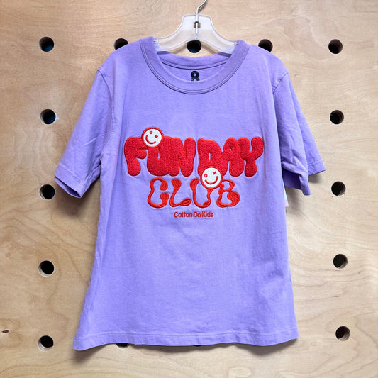 Purple 'Funday Club' Tee