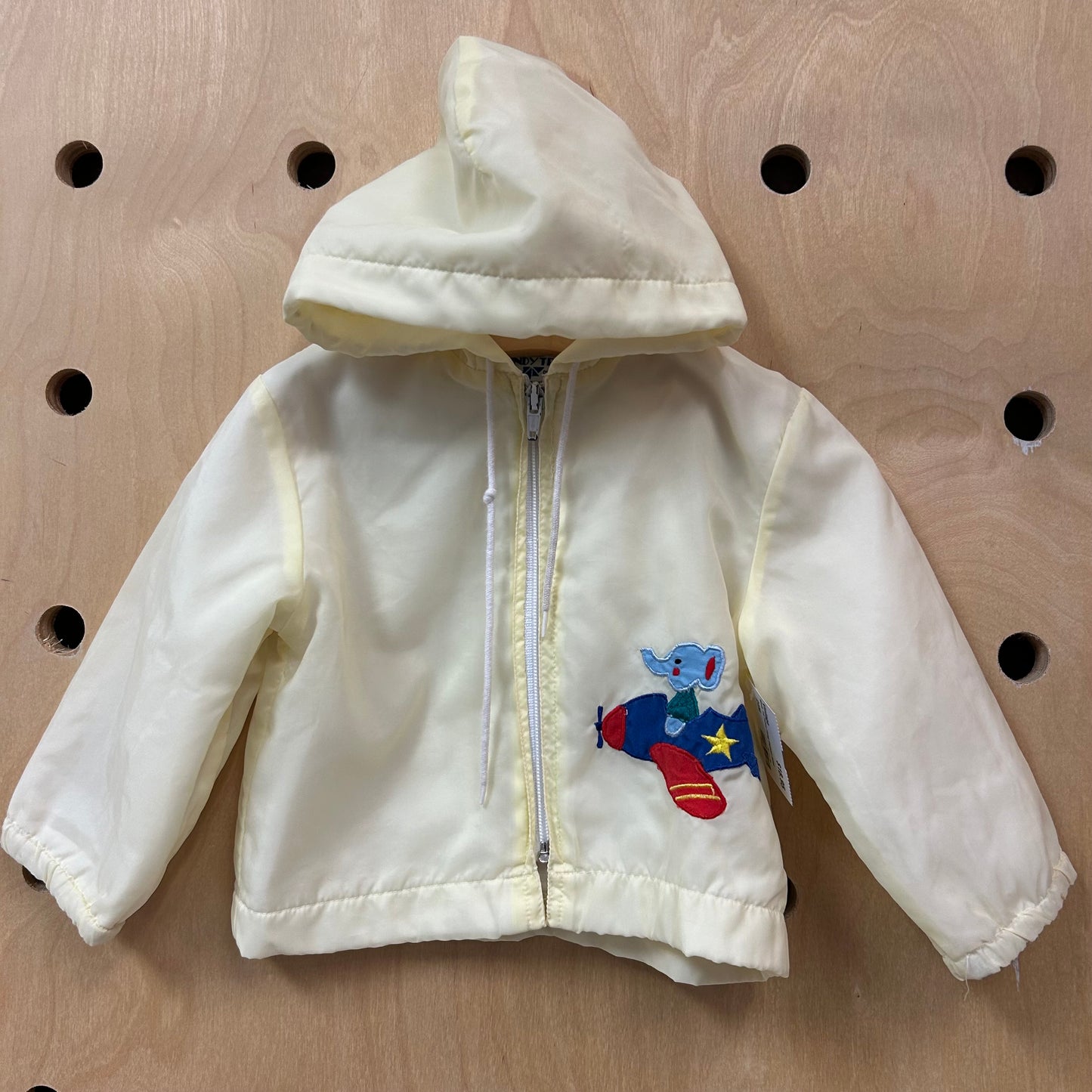 Windy Tril Yellow Flying Elephant Jacket