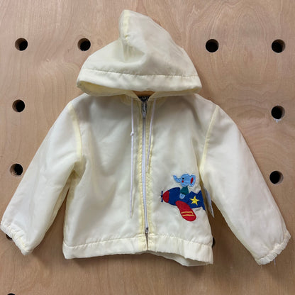 Windy Tril Yellow Flying Elephant Jacket