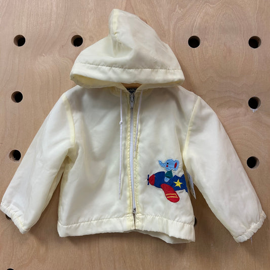 Windy Tril Yellow Flying Elephant Jacket