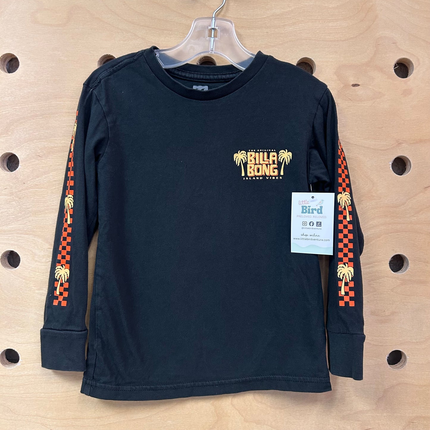 Black Checkered Sleve Tee