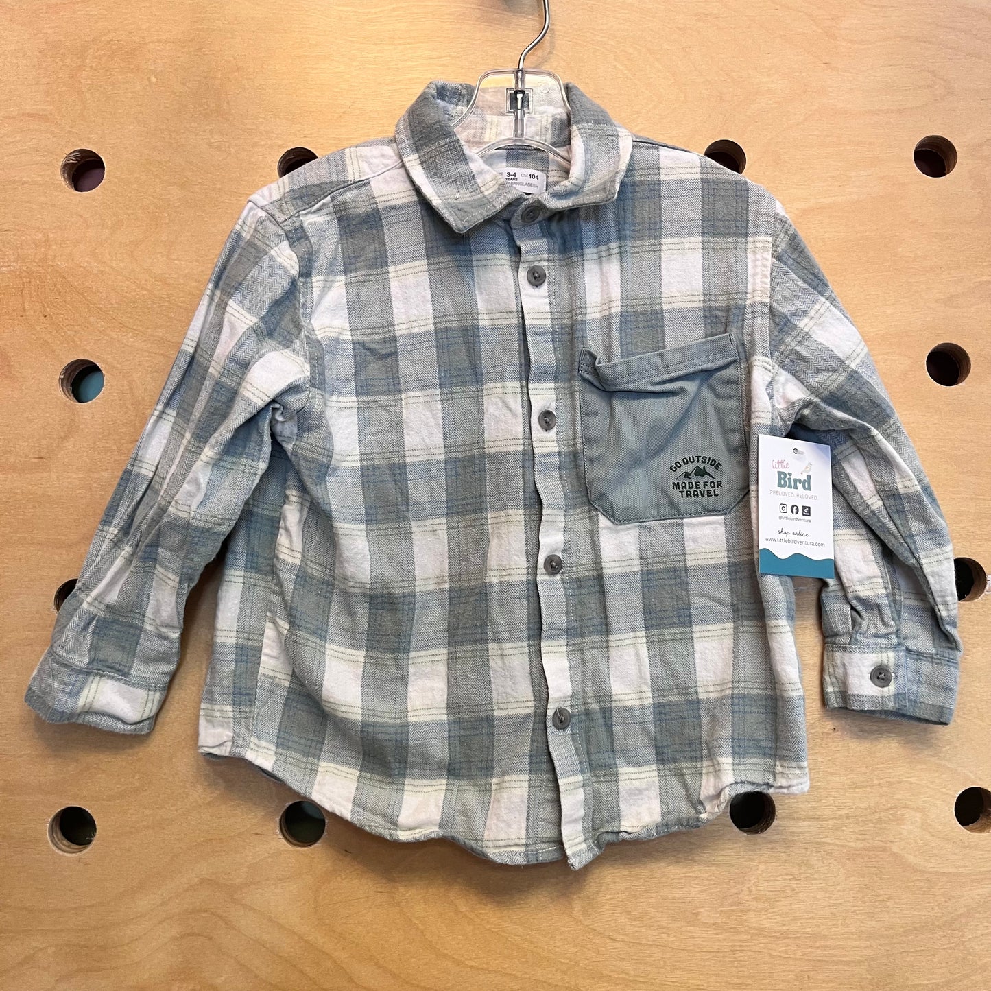 Go Outside Plaid Flannel