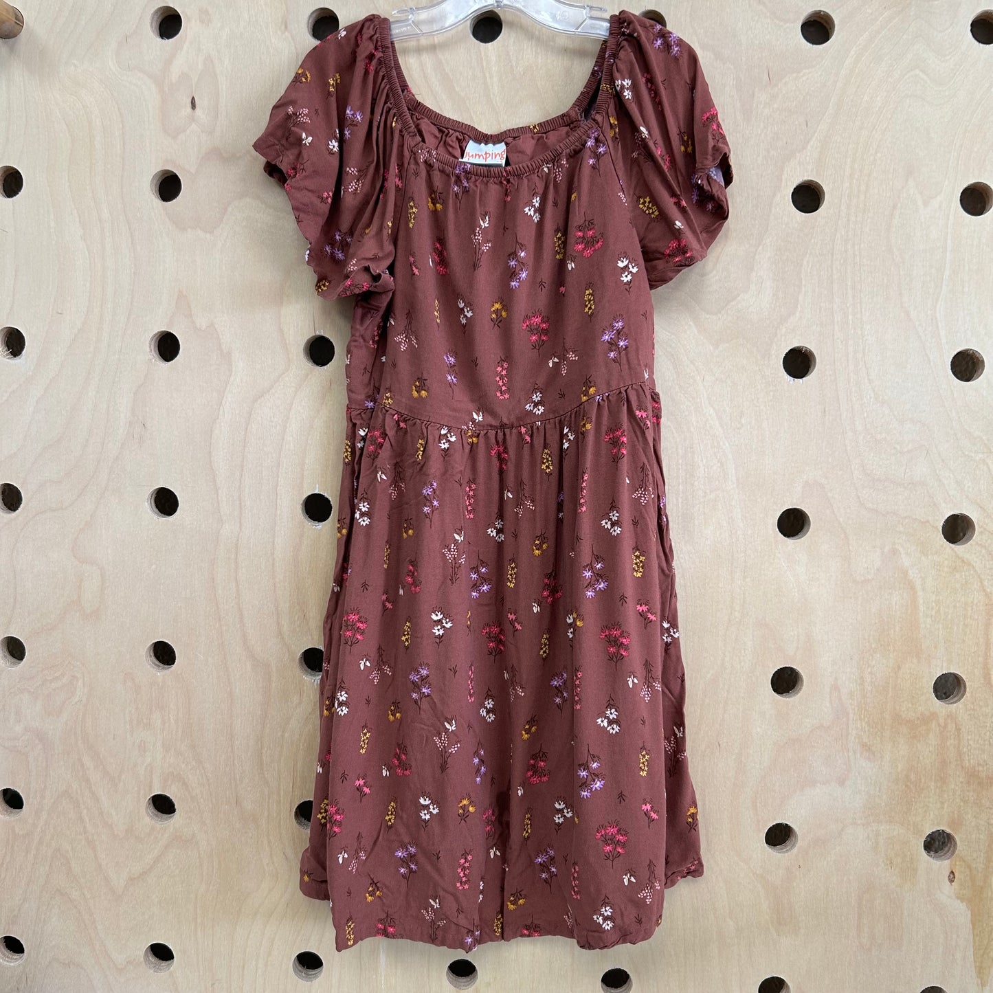 Burgundy Floral Dress