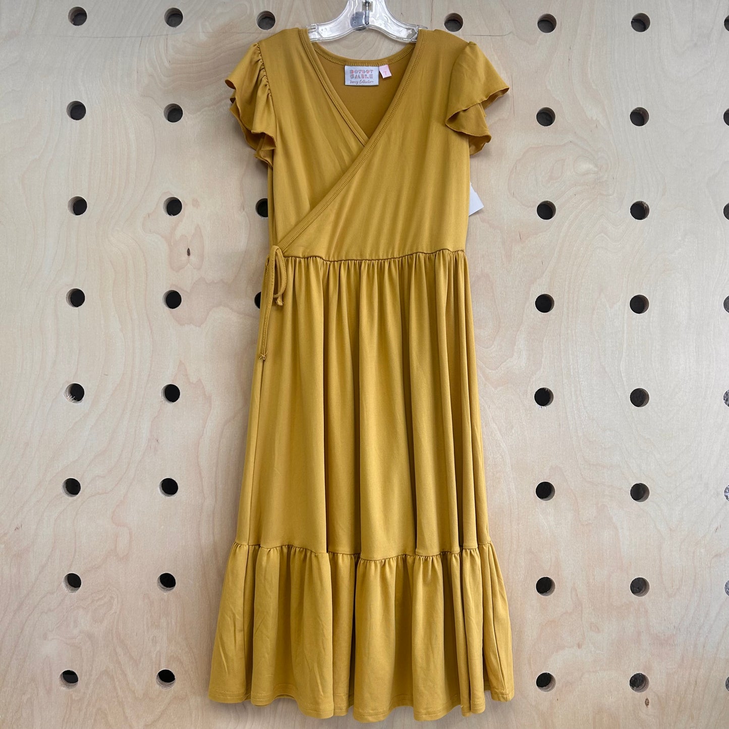 Yellow Wrap Dress