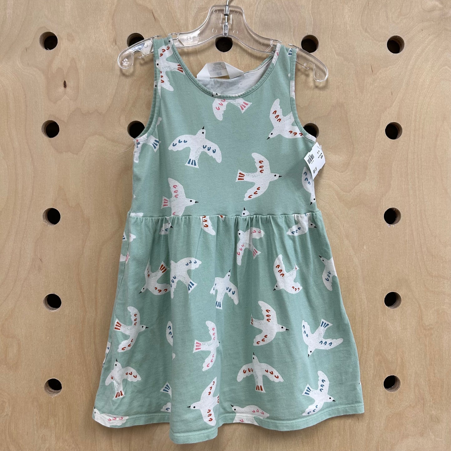 Mint Birds Dress