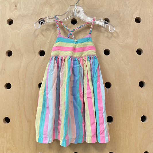 Mulit Color Striped Dress