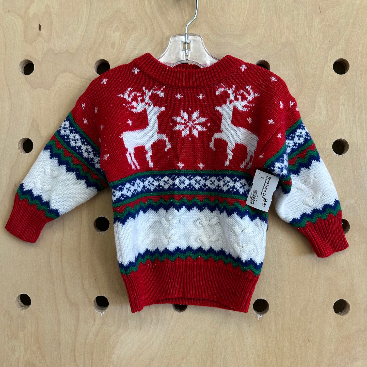 Red Reindeer Holiday Sweater