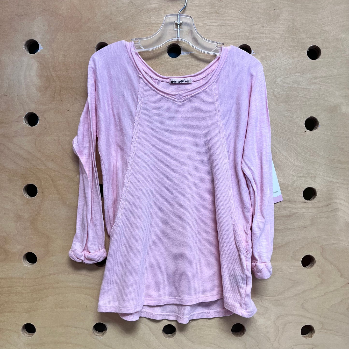 Pink Waffle/Cotton Tee