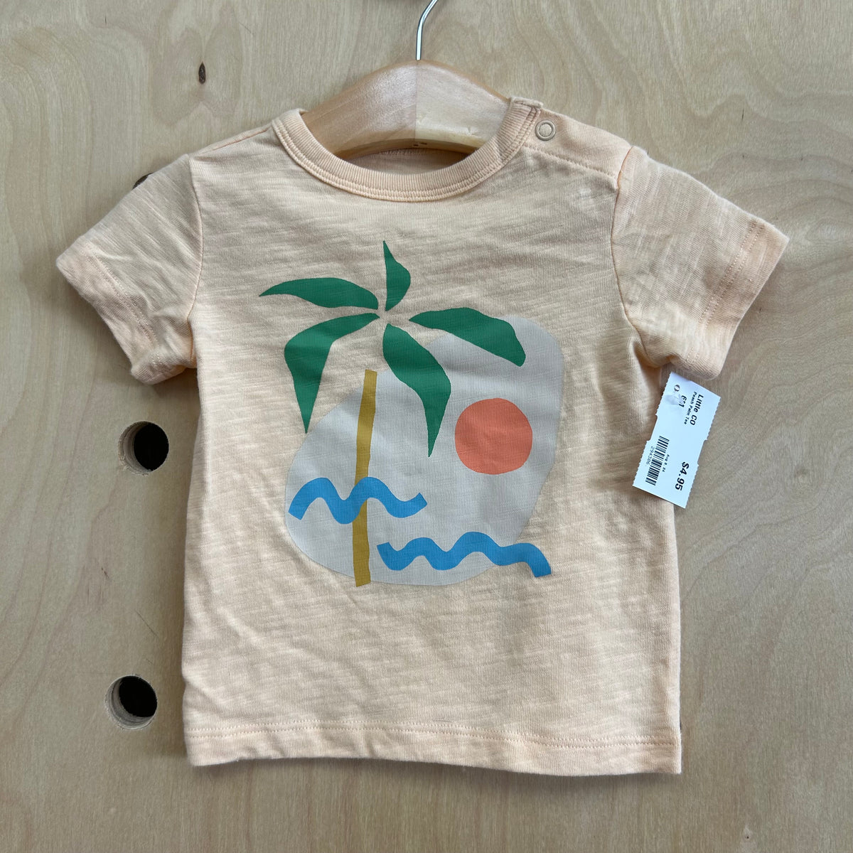 Peach Palm Tee