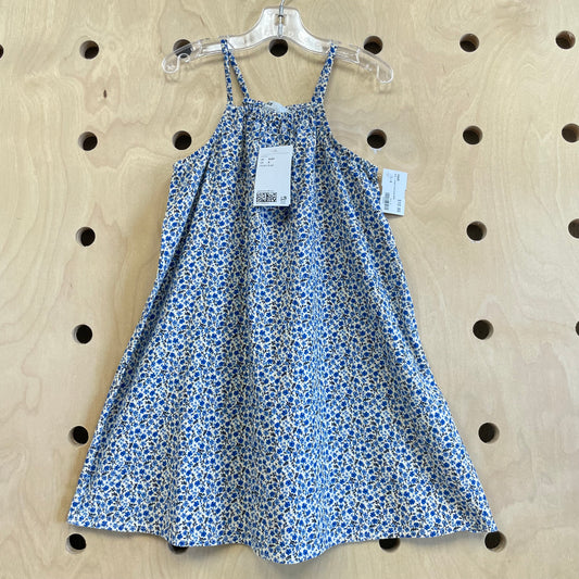 Blue + Cream Floral Dress NEW!