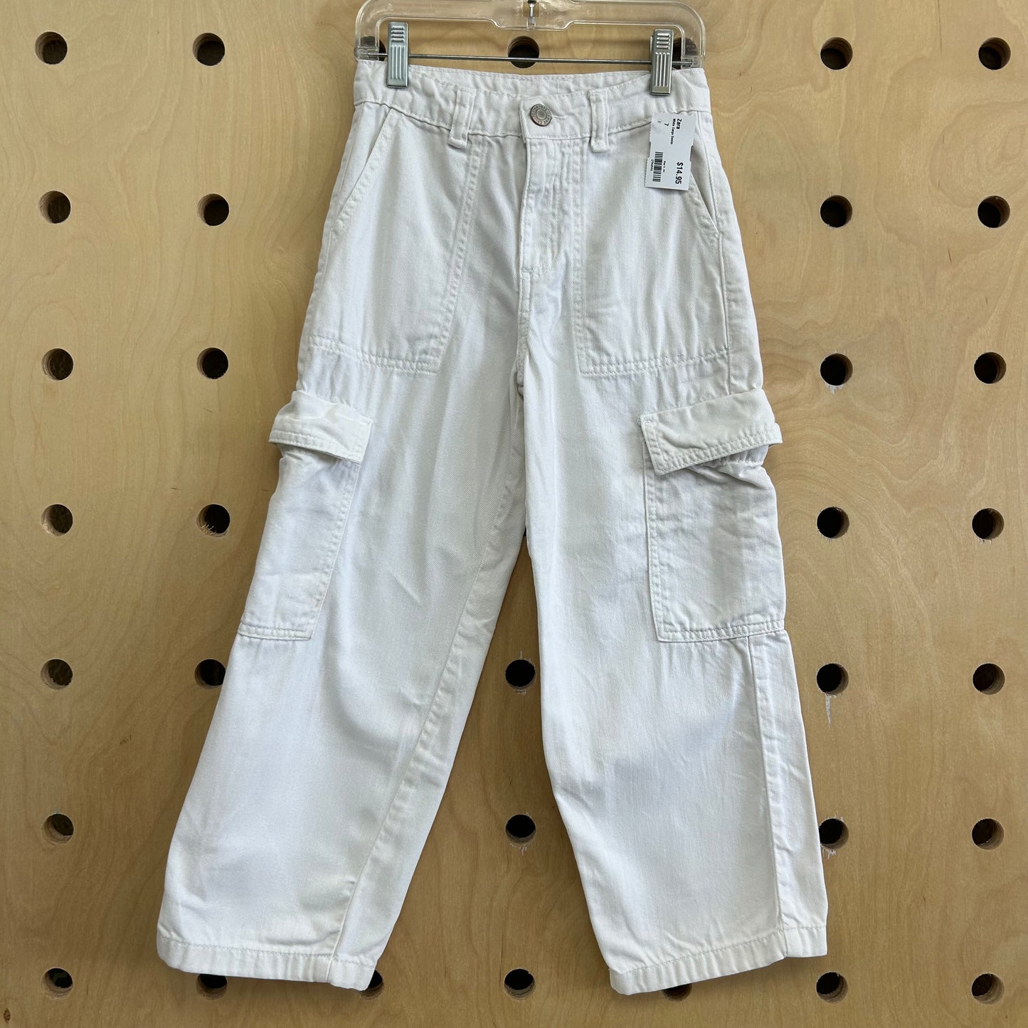 White Cargo Denim