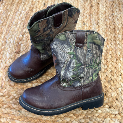 Brown Camo Boots