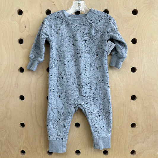 Grey Pets Fleece Romper