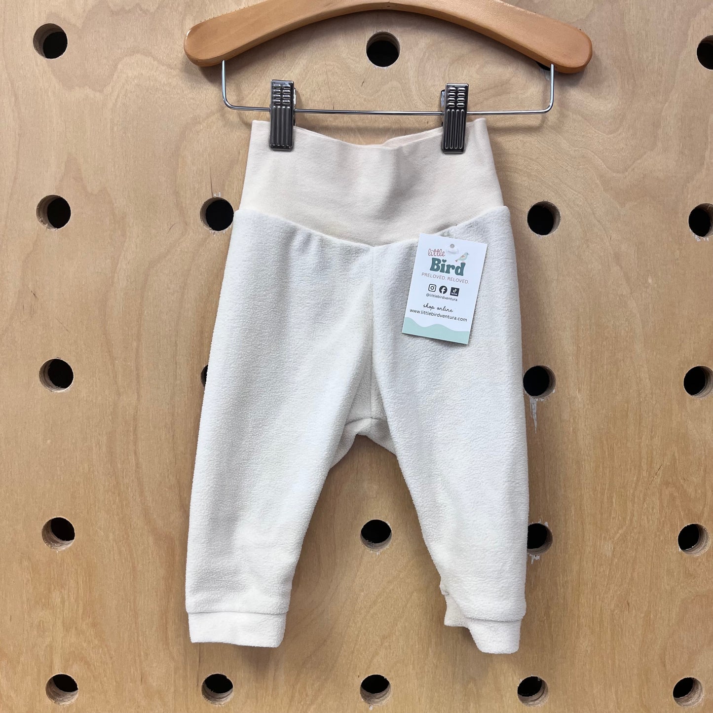 Fuzzy Cream Pants
