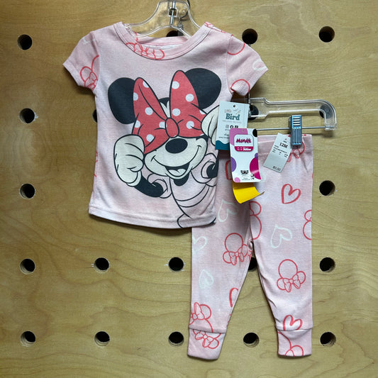 Pink Peekaboo Minnie Pajamas NEW!