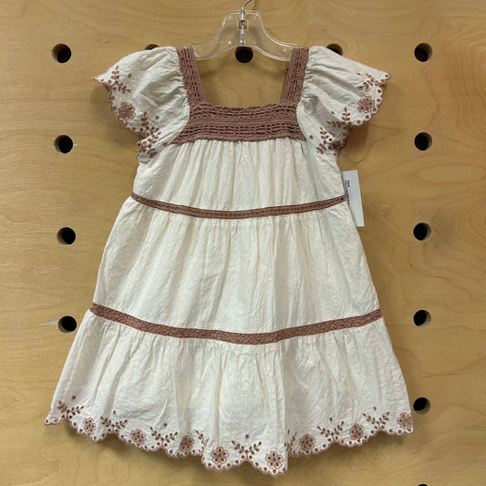 Cream & Clay Eyelet Dress