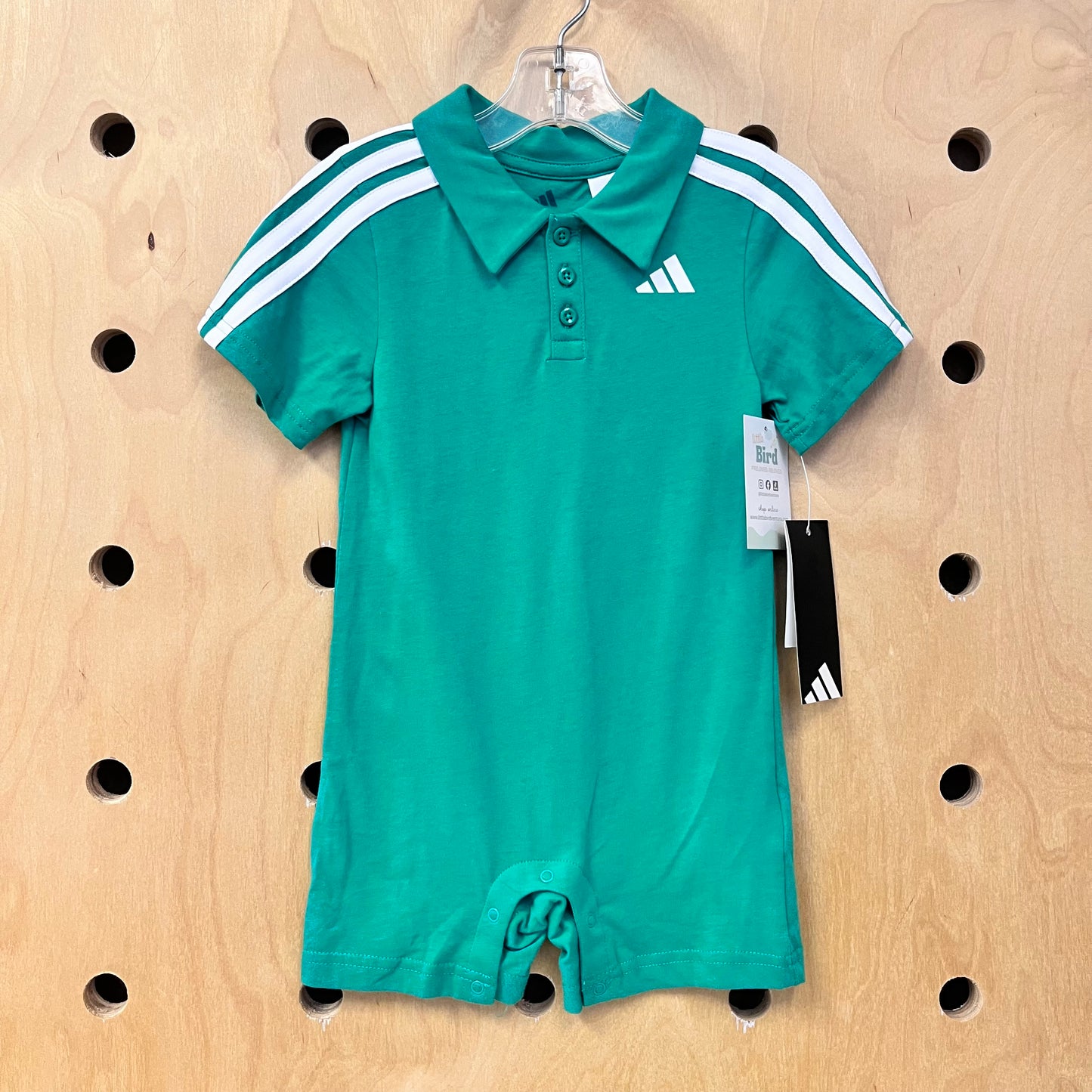 Green/White Collar Romper NEW!
