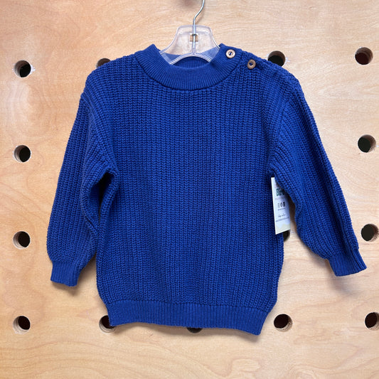 Blue Knit Sweater