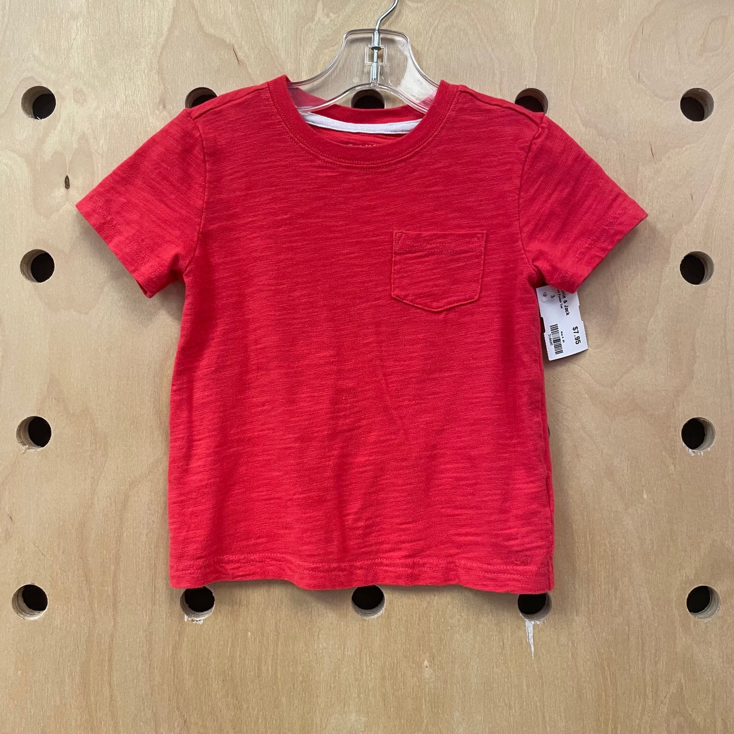 Red Pocket Tee