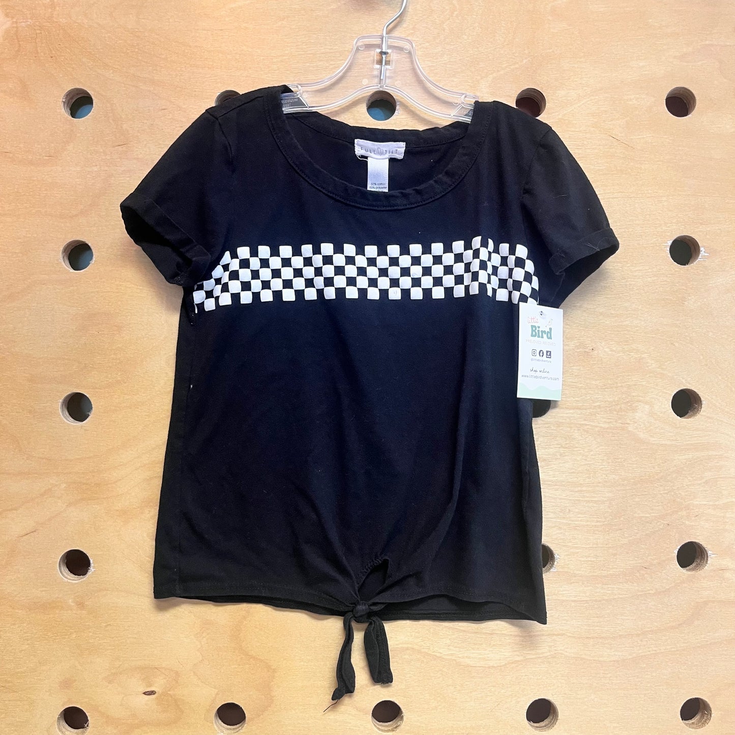 Black/White Checker Tee