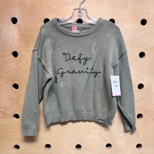 Green 'Defy Gravity' Sweater