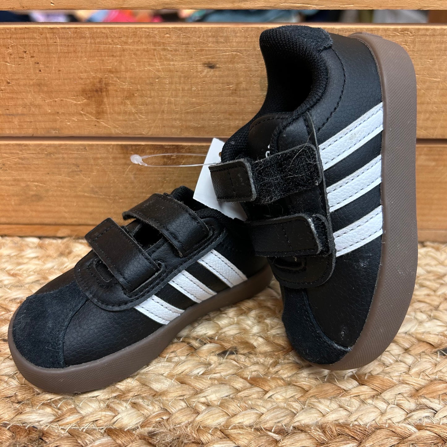 Black Velcro Sneakers