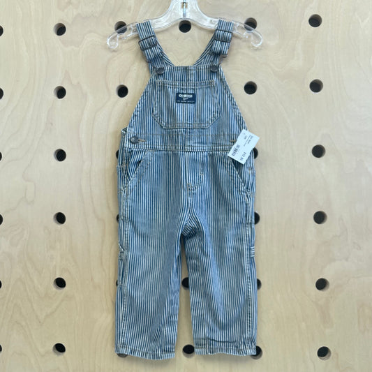 Railroad Stripe Overalls