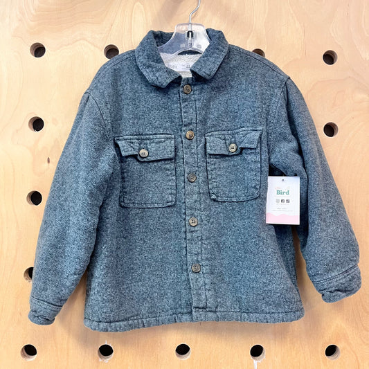 Sherpa Lined Grey Shacket