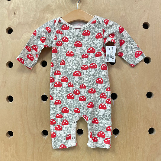 Organic Woodland Mushrooms Romper