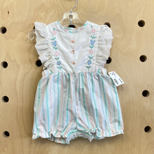 Vintage Floral Romper