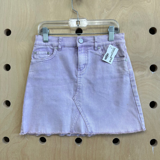 Lavender Denim Skirt