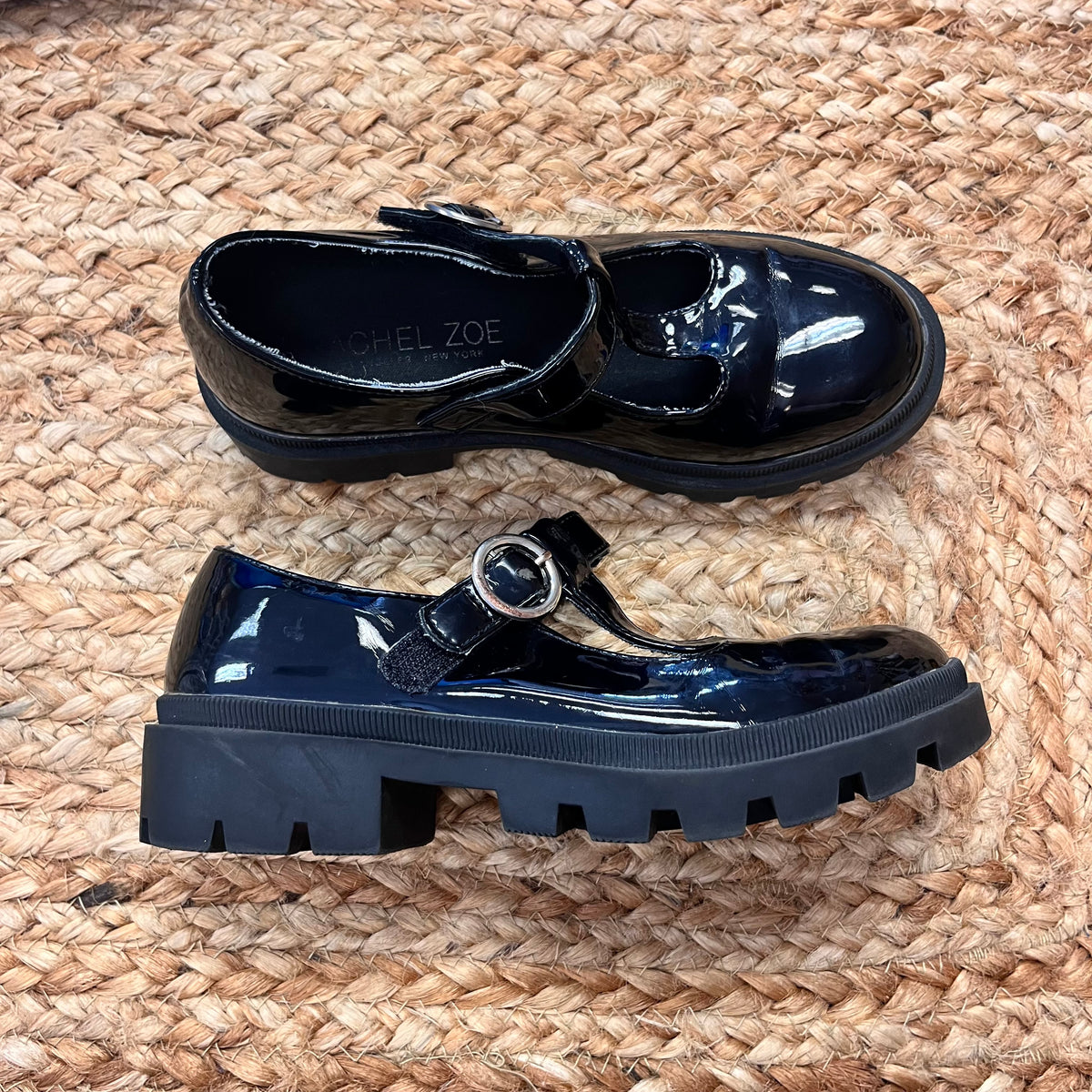 Black Platform Mary Janes
