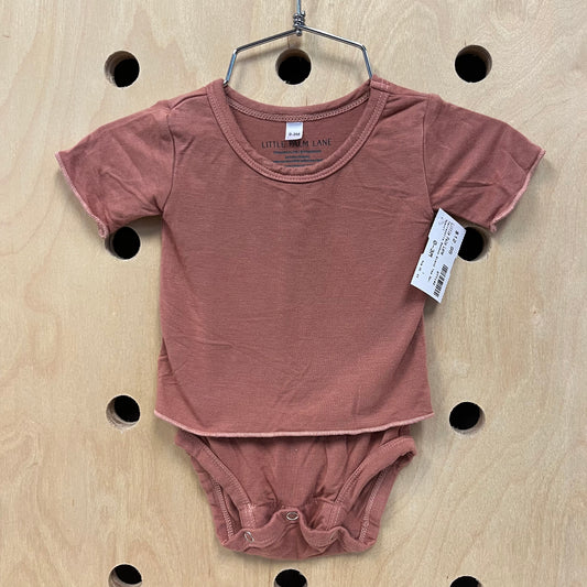 Terracotta Bamboo Blend Tee Bodysuit