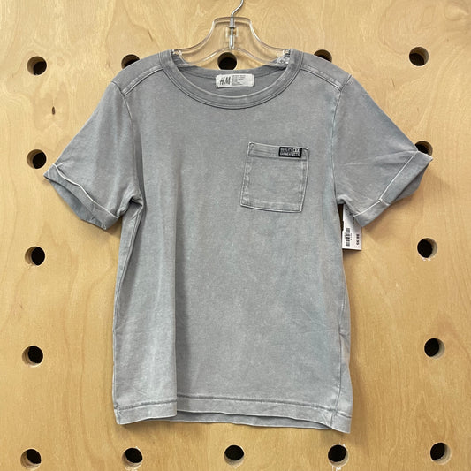 Grey Acid Wash Tee