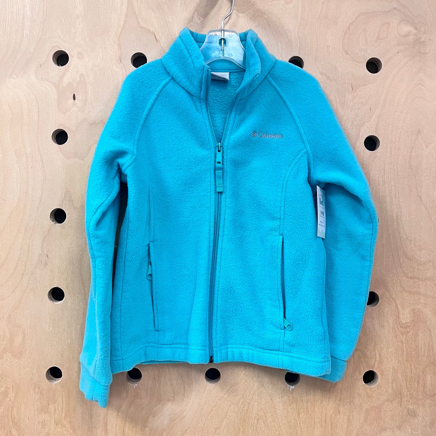 Aquamarine Fleece Zip Up Jacket