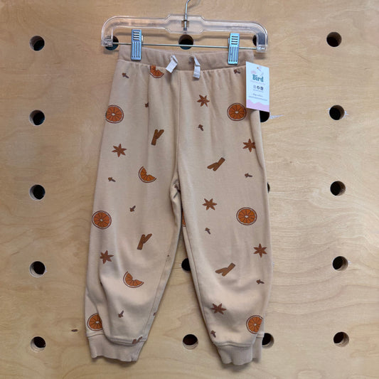 Tan Cinnamon/Citrus Joggers