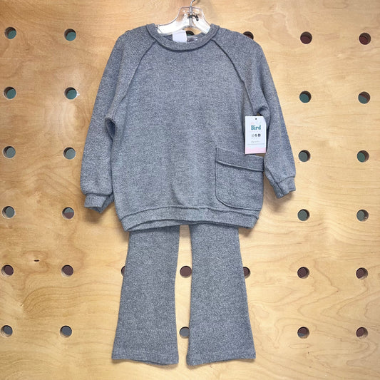 Grey Soft Knit Outfit