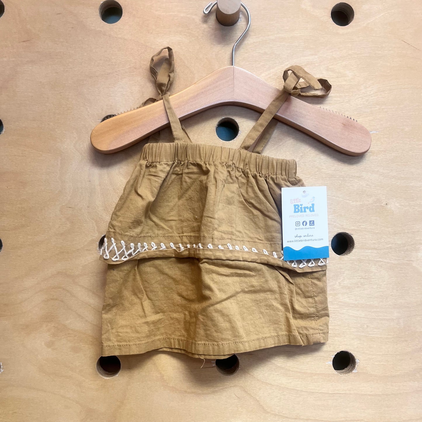 Organic Tan & Cream Tank