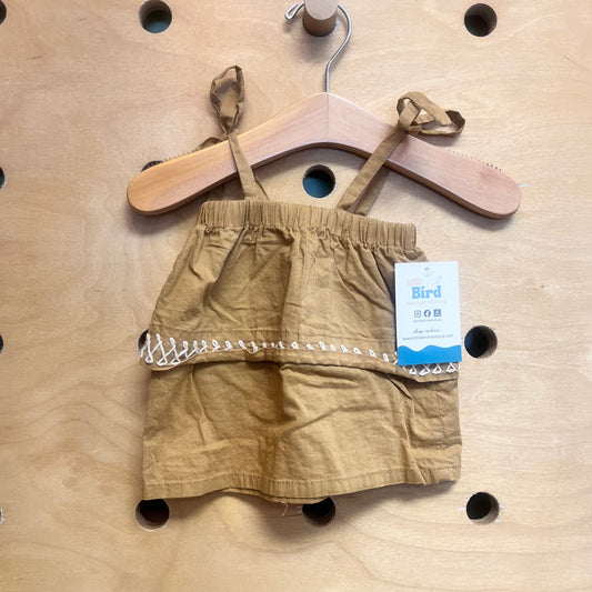 Organic Tan & Cream Tank