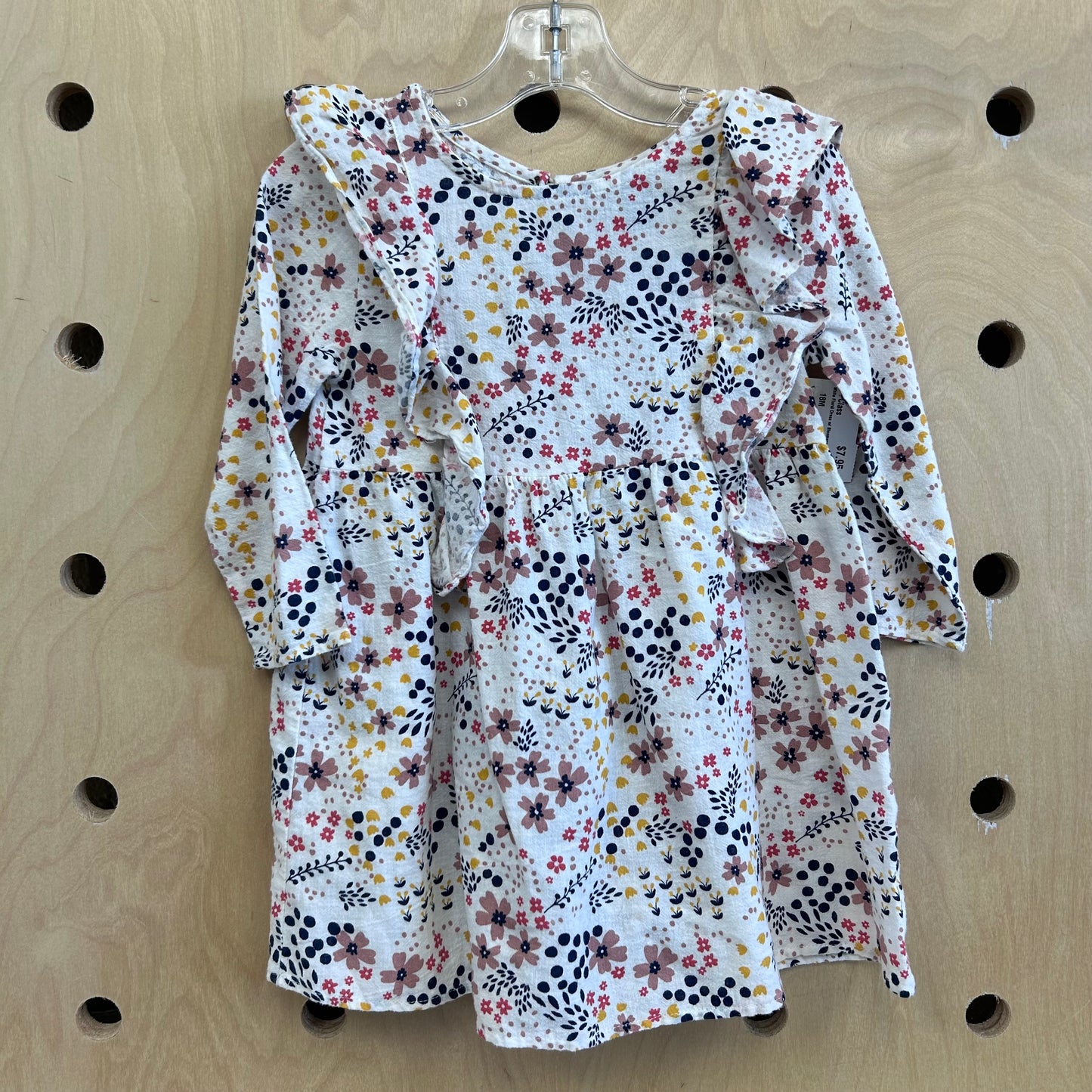 White Floral Dress w/ Bloomers