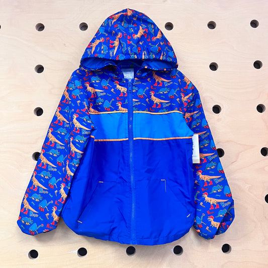 Blue Dinos Windbreaker