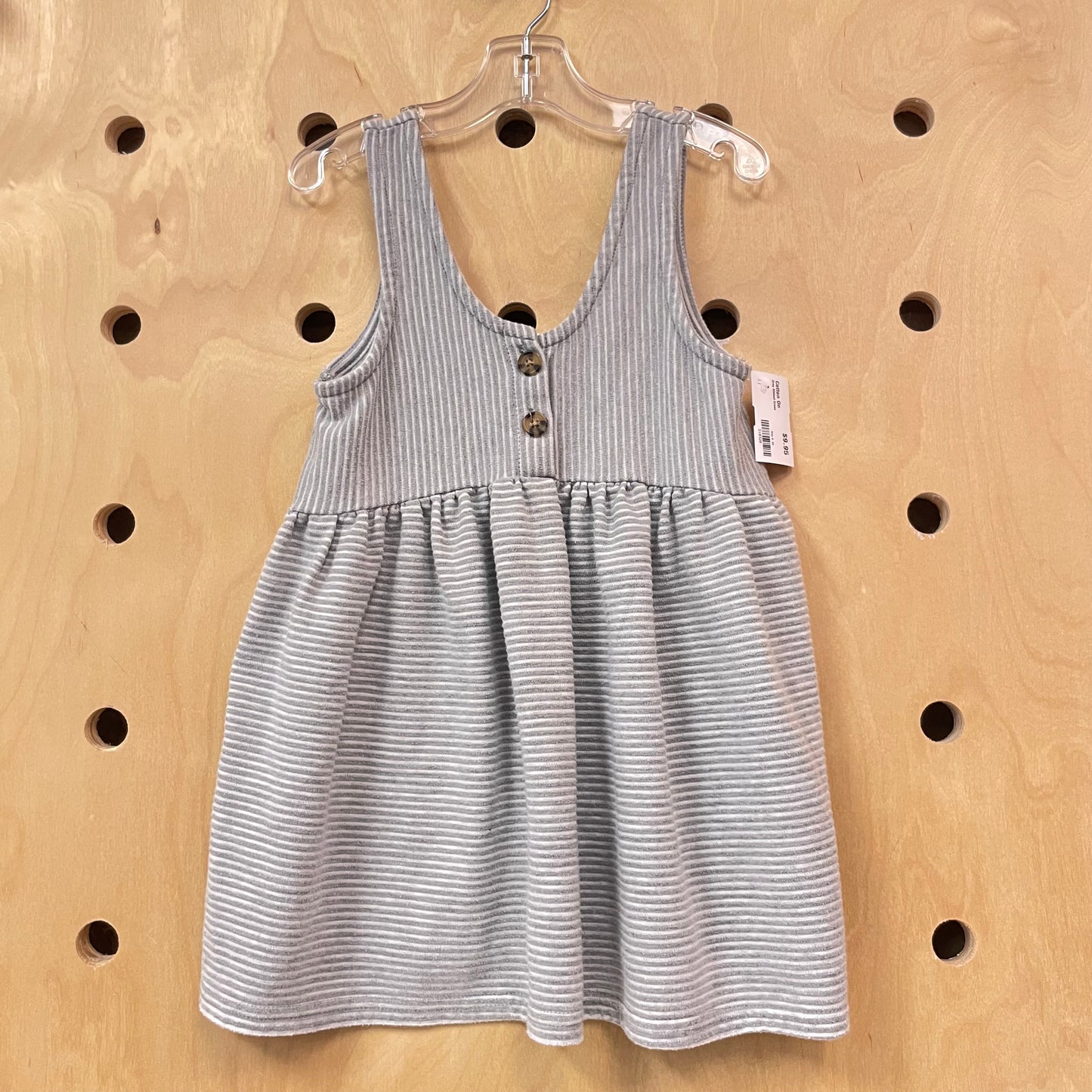 Grey Ribbed Dress