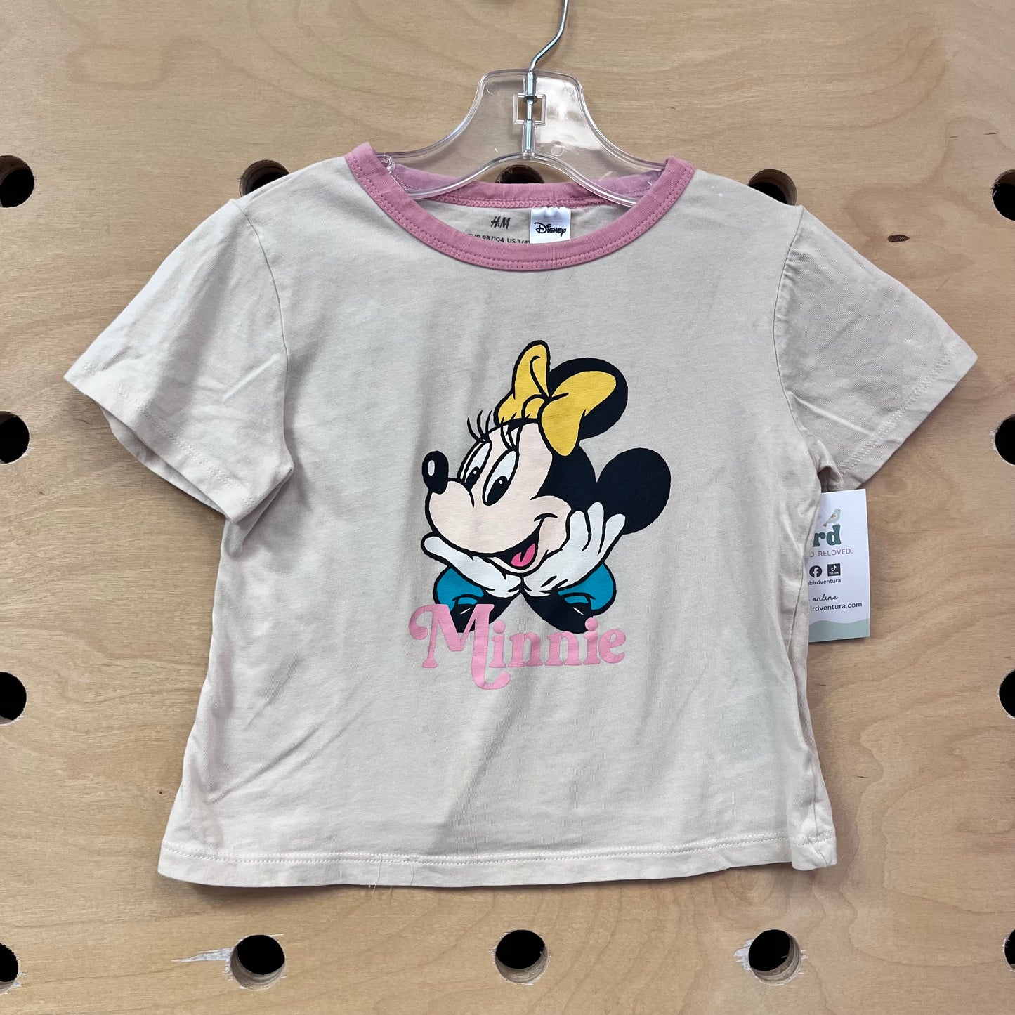 White Minnie Mouse Tee