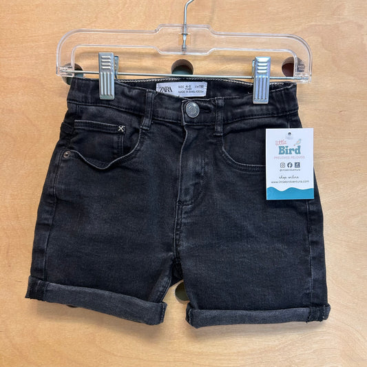 Black Denim Shorts