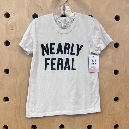 Cream Nearly Feral Tee