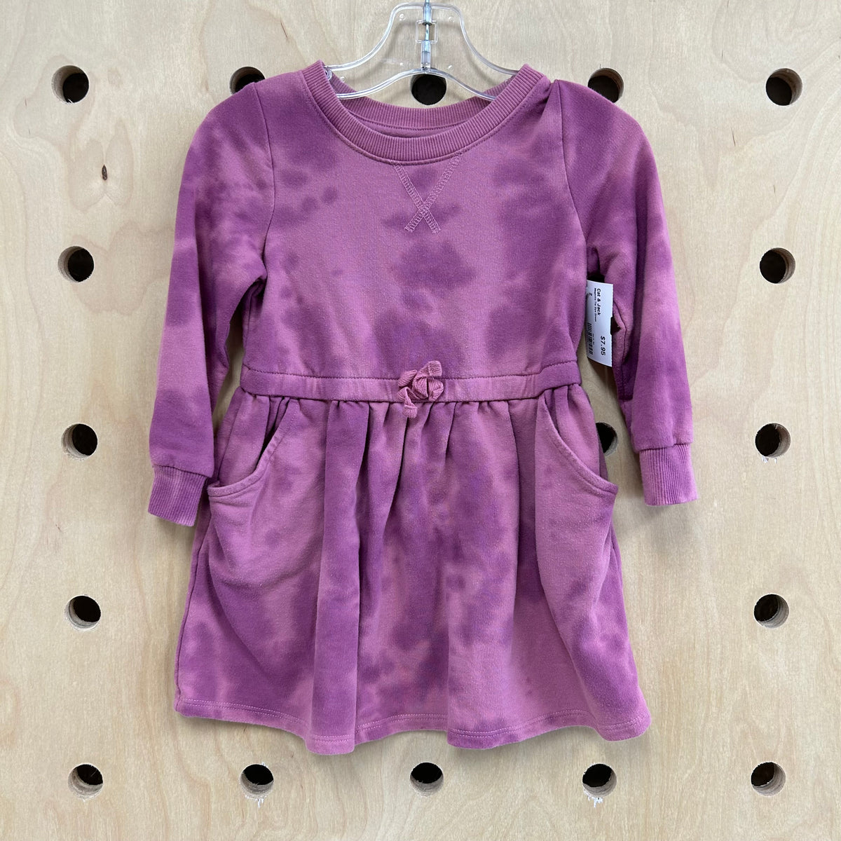 Magenta Tie Dye Dress