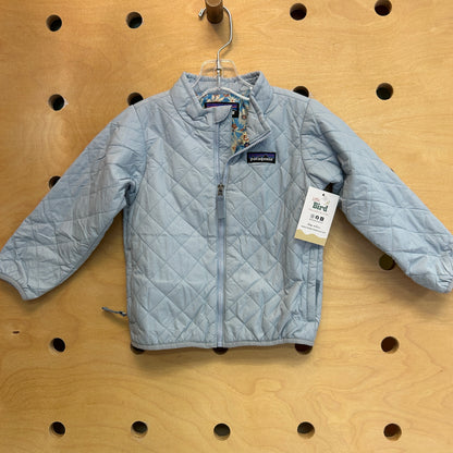 Nano Puff Jacket Blue Floral
