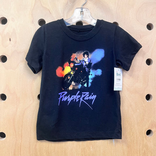 Black 'Purple Rain' Tee