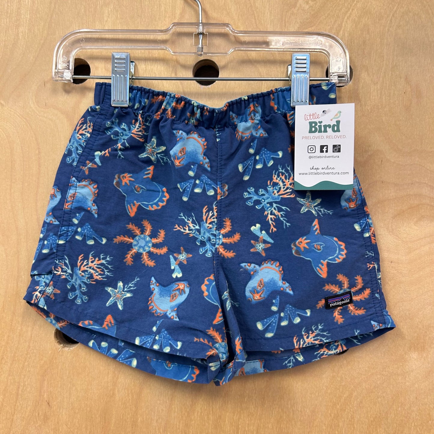 Blue Sea Life Baggies Shorts